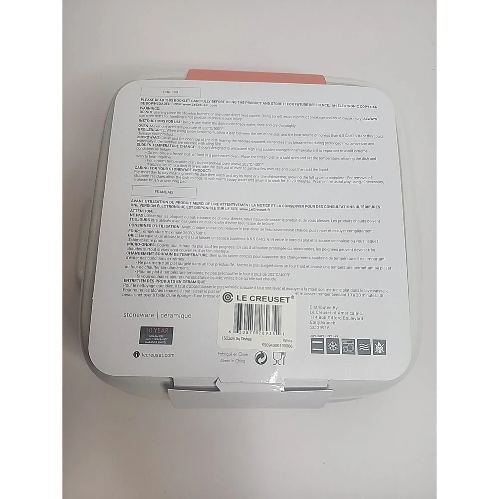 Le Creuset Heritage Stoneware Square Baking Dishes 5